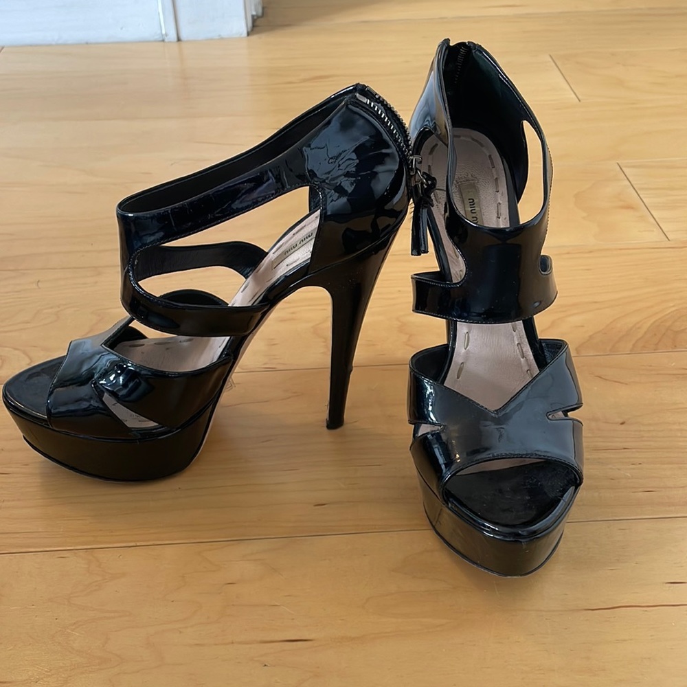 Miu Miu Platform Sandals - image 1